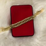 18K SAUDI GOLD MENS BRACELET