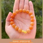 24K GOLD PIYAO - ORANGE AVENTURINE