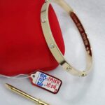 18K GOLD TWOTONE BANGLE (Personalized)