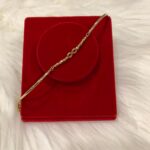 18K GOLD INFINITY BRACELET ADJ
