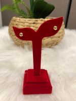 18K Gold Ball Earring - Image 2