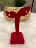 18K Gold Ball Earring - Image 3