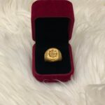 21K SAUDI GOLD RING size 7.5