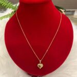 18K GOLD HEART NECKLACE
