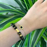 18K SAUDI GOLD INSPIRED BRACELET & 24K PIYAO BRACELET