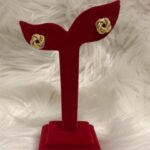 18K SAUDI GOLD KNOTT EARRING