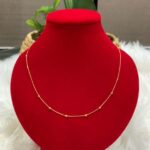 18K SAUDI GOLD NECKLACE (17inches)