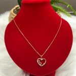 18K SAUDI GOLD NECKLACE tricolor (20inches)