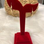 18K GOLD LADIES HOOP EARRING