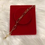 18K GOLD PAPER CLIP SIZE 7.5